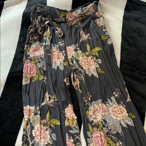 Flower flowy pants